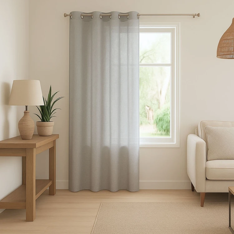 Voilage léger à l'aspect lin