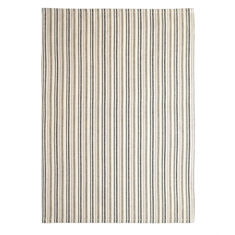 Torchon de cuisine rayures fines en coton