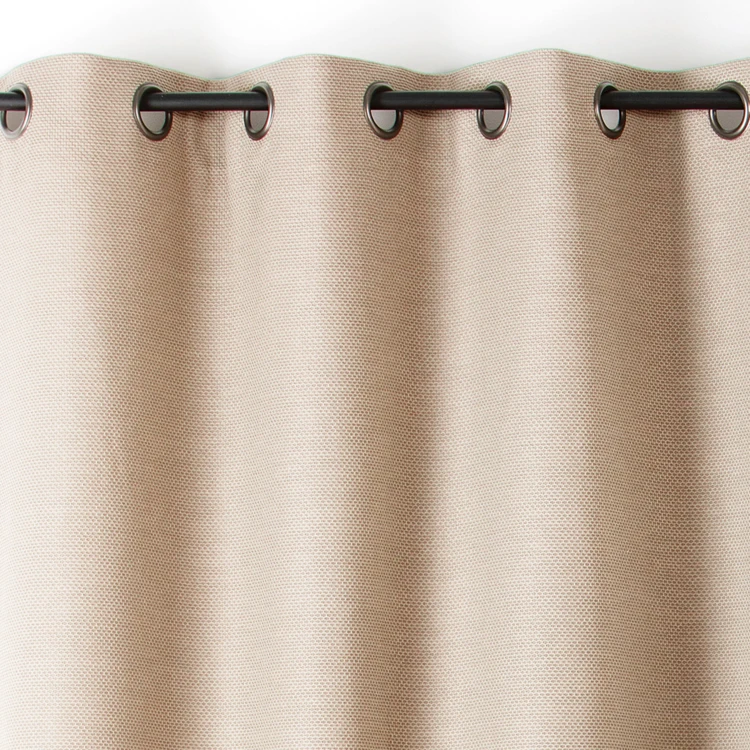 Rideau phonique en coton et chanvre – effet tressage naturel