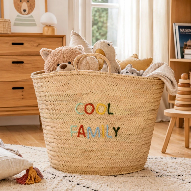 Panier de rangement tressé COOL FAMILY