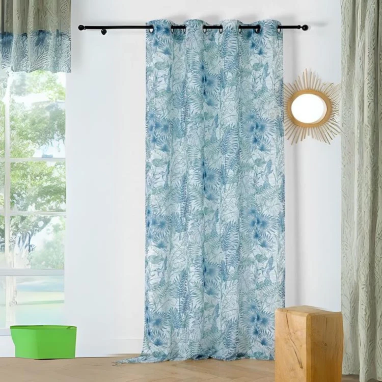 Visillo tamizado con estilo exótico