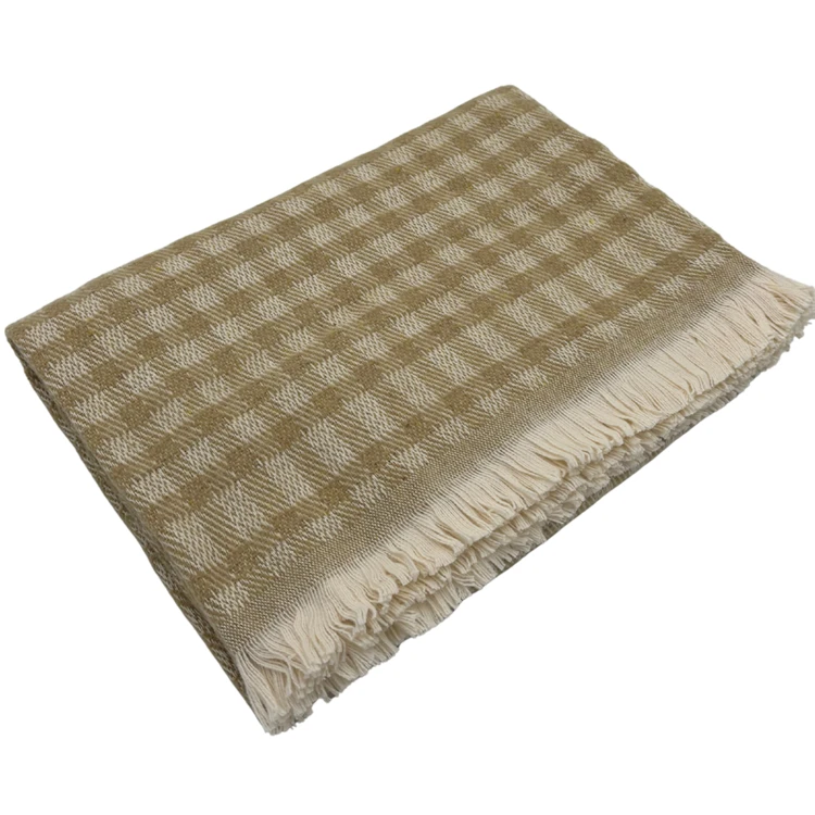 Vichy-Jacquard-Plaid aus Baumwolle