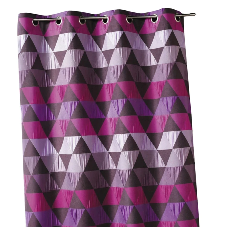 Rideau ameublement Jacquard 'triangles'