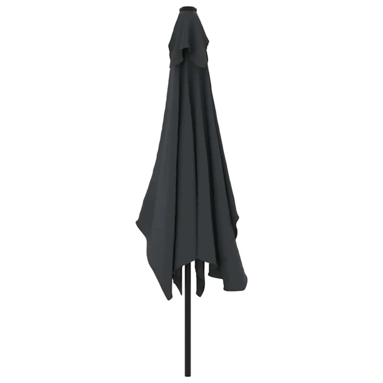 Parasol d'extérieur rectangulaire inclinable