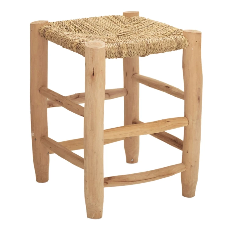 Tabouret Marocain bois de laurier