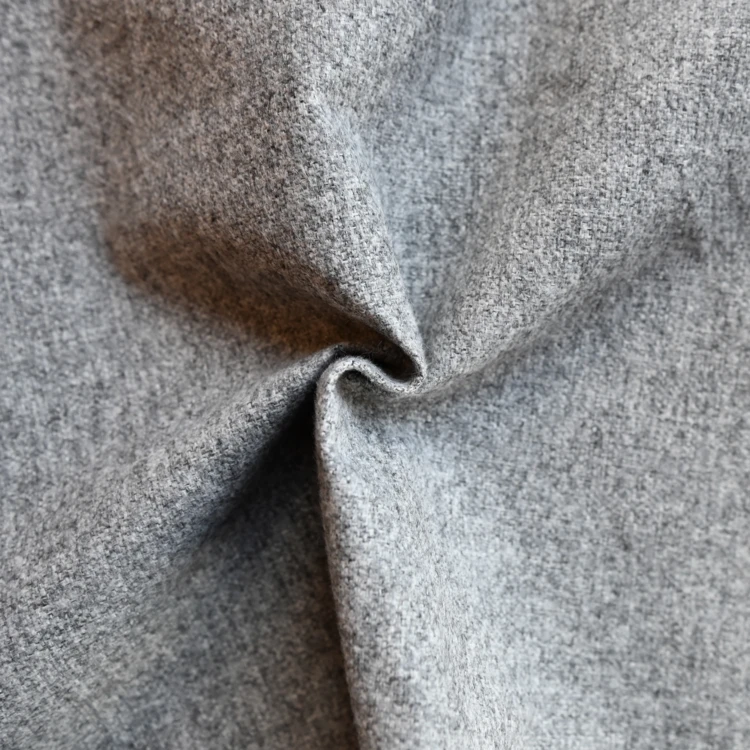 Rideau occultant aspect flanelle enduit