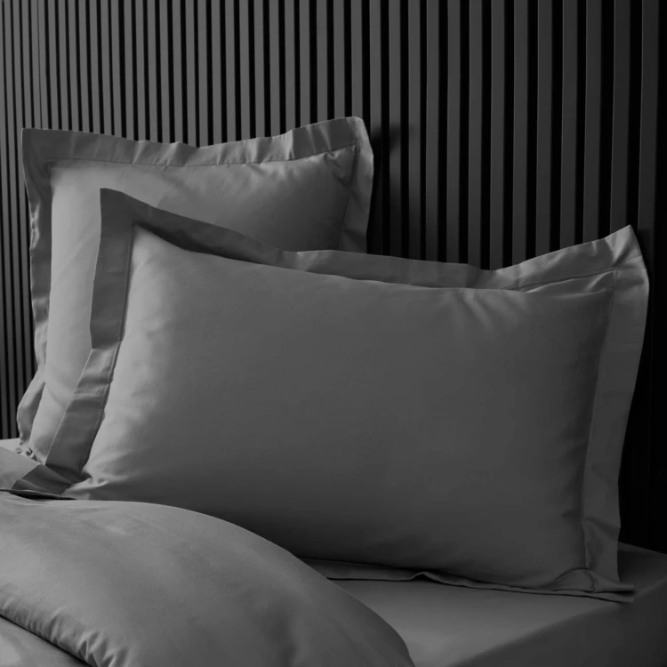 Taie d'oreiller unie 100% Percale de Coton ORIGINE
