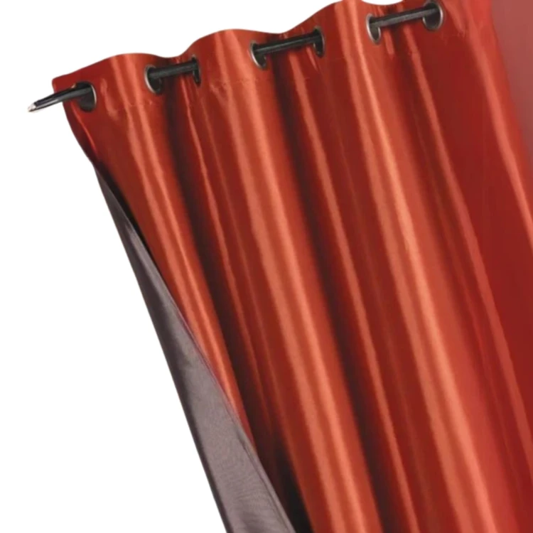 Rideau Ameublement Réversible en Taffetas