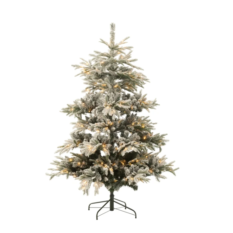 Sapin de Noël artificiel enneigé