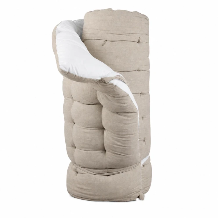 Matelas bain de soleil matelassé coton lavé