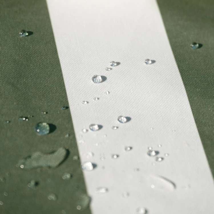 Toile outdoor enduite à rayures