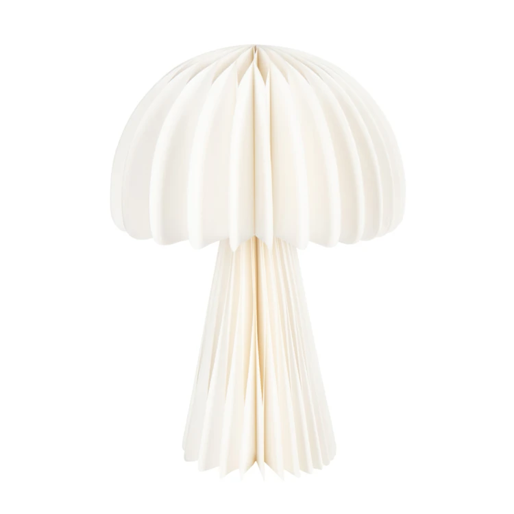 Lampe champignon en papier design