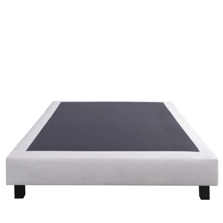 Bettenset mit 24 cm Memory-Schaum-Matratze + beigem Lattenrost + Kissen + Bettdecke