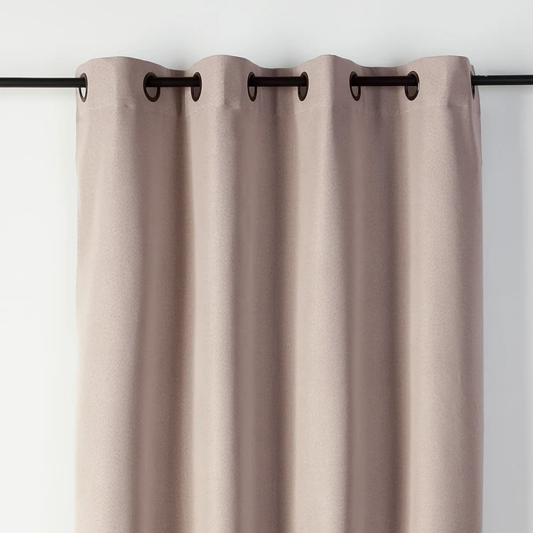 Rideau occultant chiné à oeillets