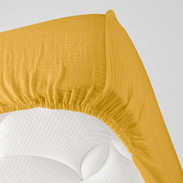 Drap Housse en gaze de coton