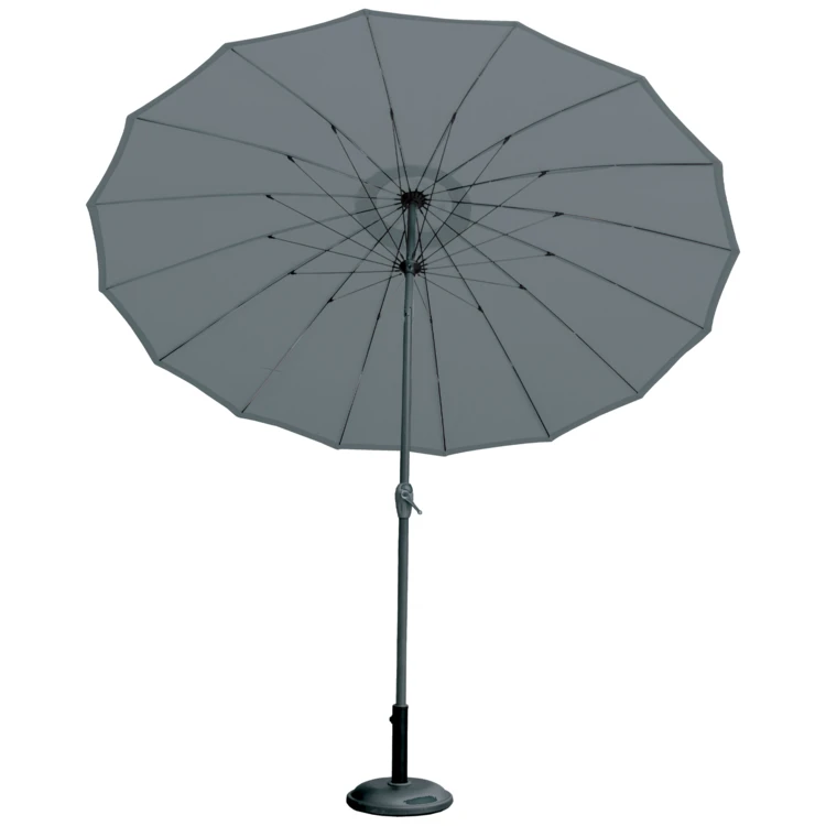 Parasol à effet parapluie composé de 16 baleines