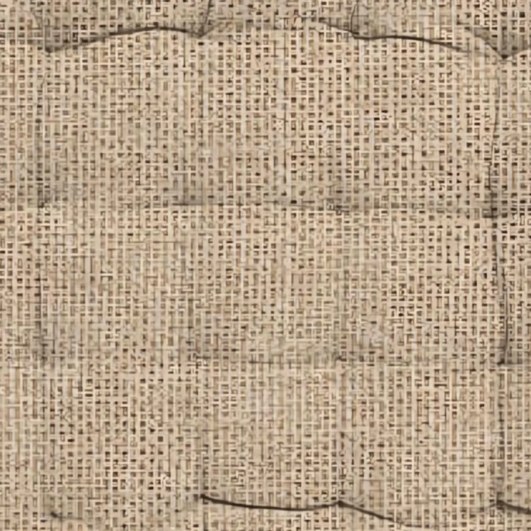 Galette de chaise empiècement en jute
