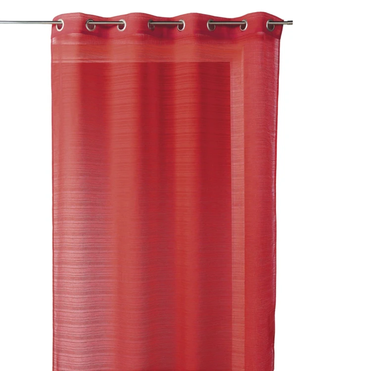 Voilage fantaisie à fines rayures