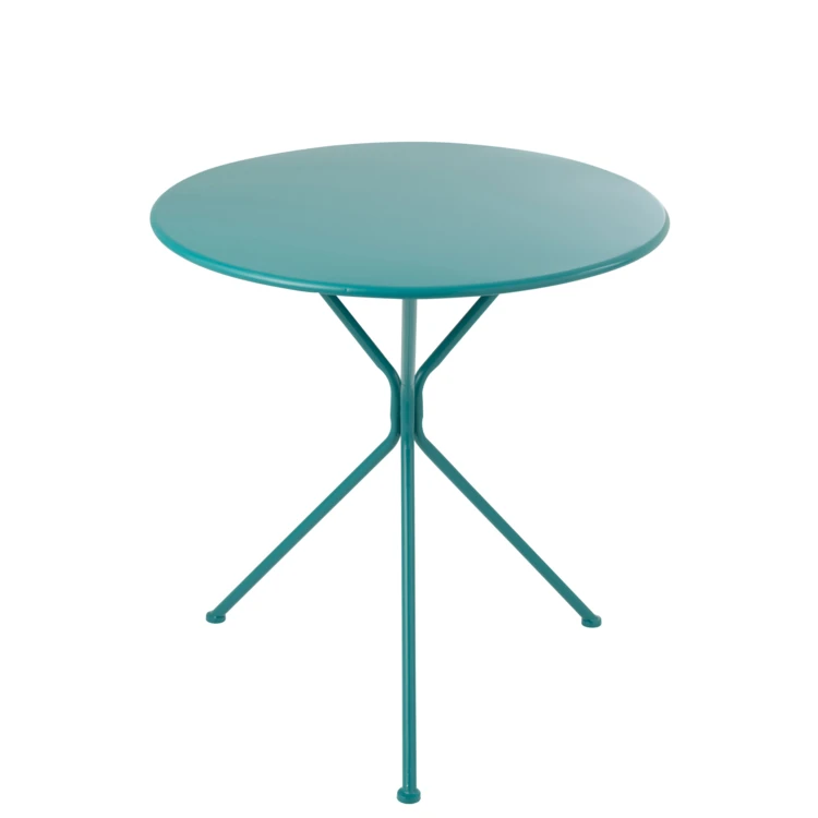 Table de jardin ronde en métal