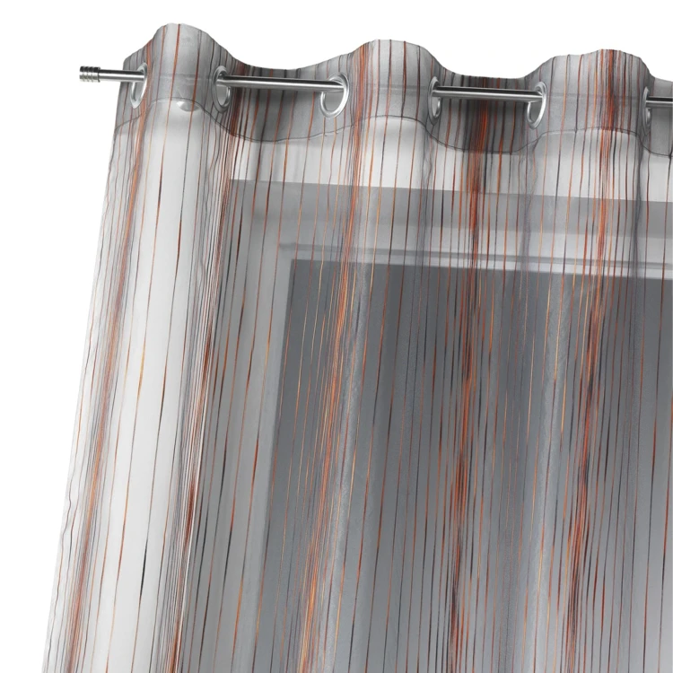 Voilage en organza multicolore tissé