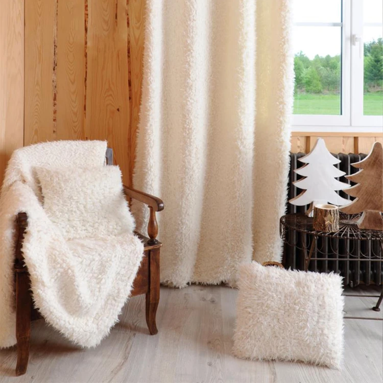 Plaid avec Effet Poil de Mouton