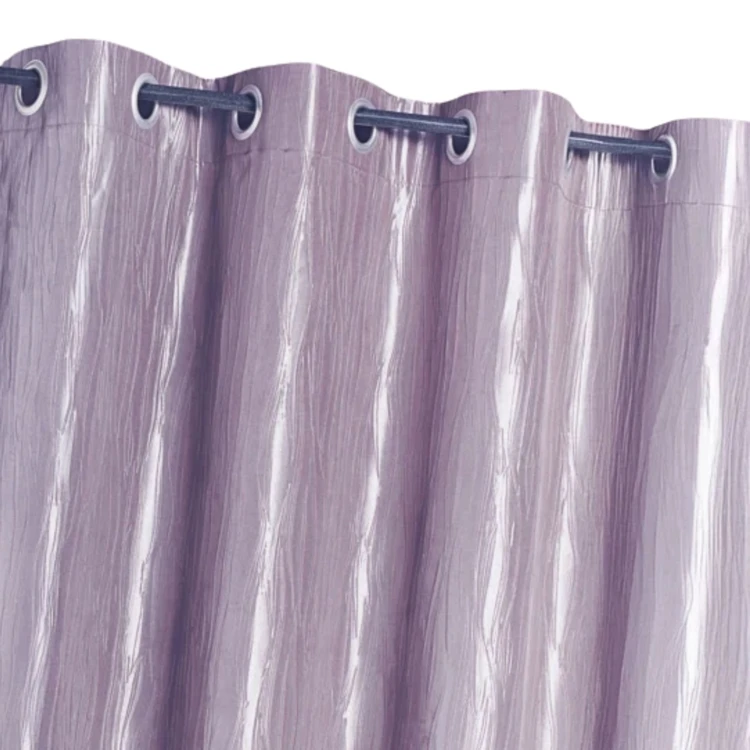 Rideau d'Ameublement en Taffetas Froissé