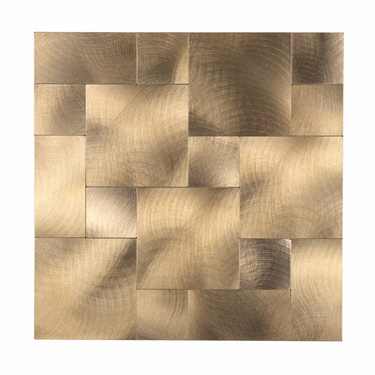 Crédence adhésive murale 3D effet tressé 4 pièces