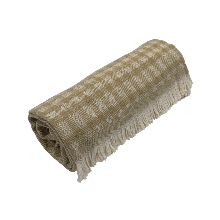 Vichy-Jacquard-Plaid aus Baumwolle