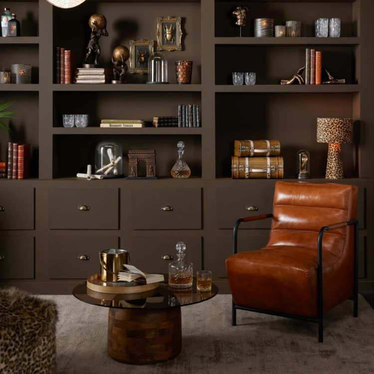 Fauteuil en cuir