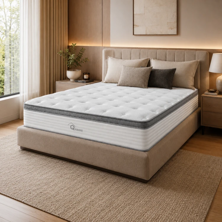 Matelas à ressorts ensachés de 25 cm en mousse