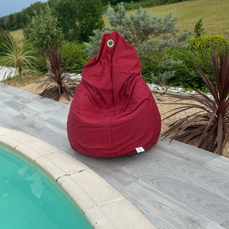 Pouf poire à microbille