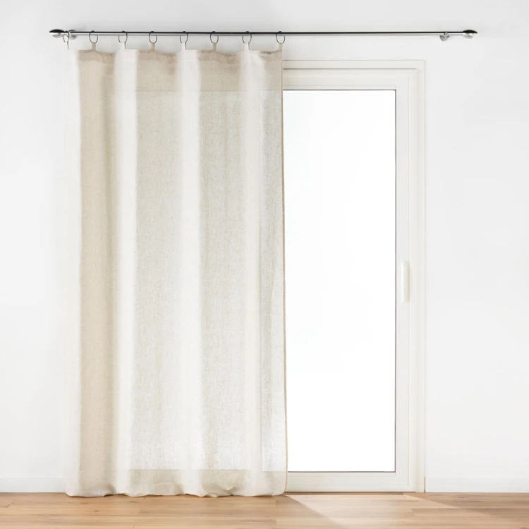 Rideau polylin à anneaux tamisant