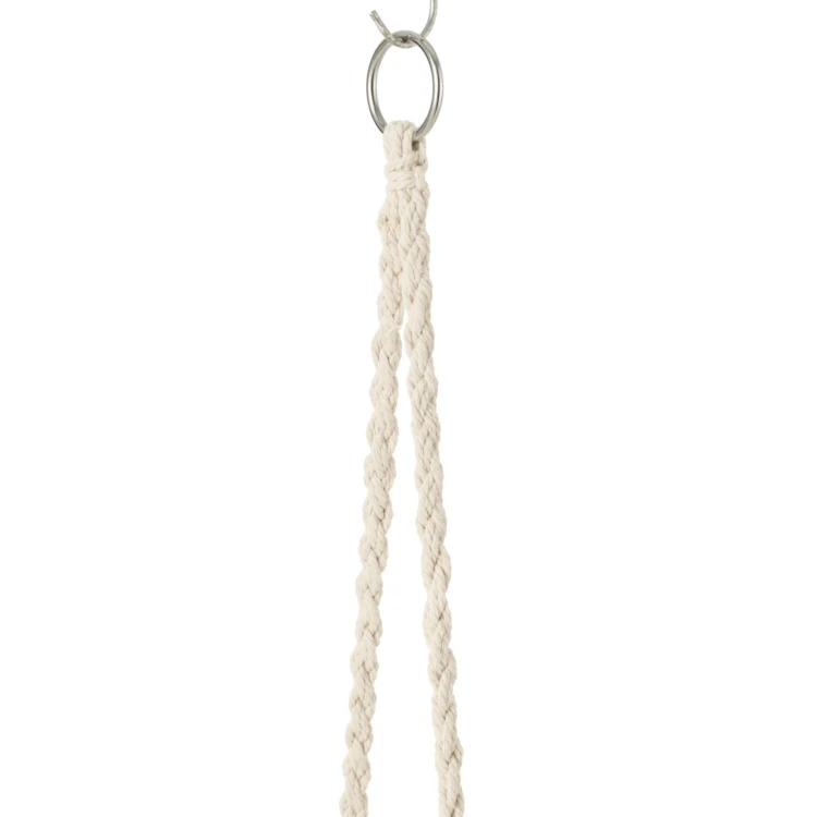 Columpio colgante de macramé estilo boho chic