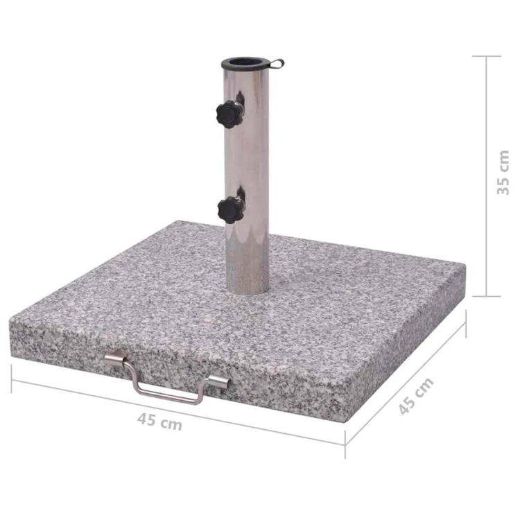 Pied de parasol en granit