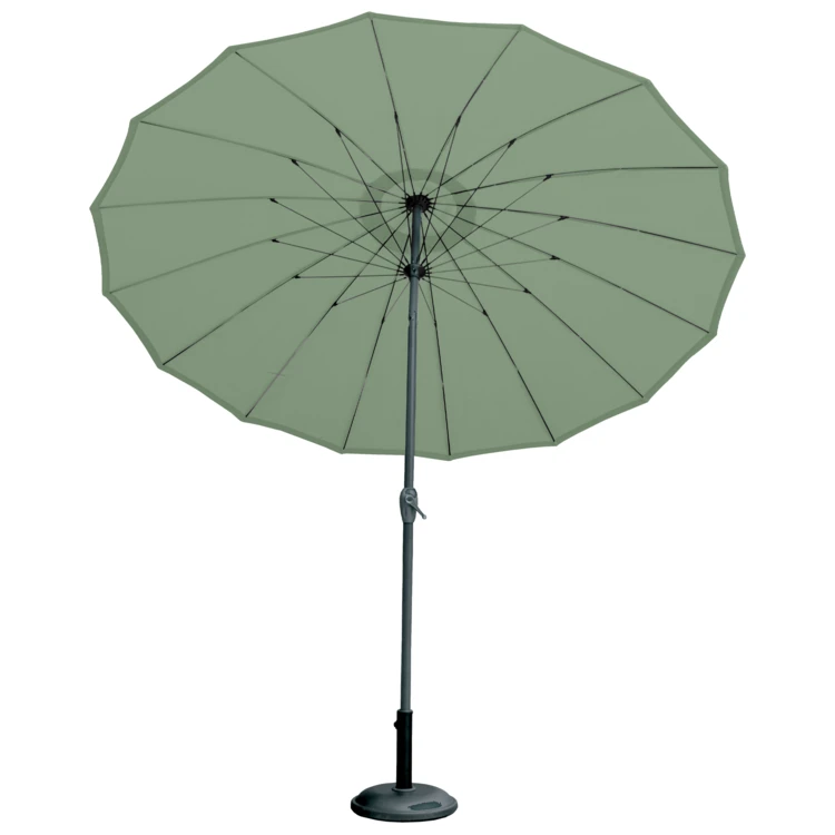 Parasol à effet parapluie composé de 16 baleines
