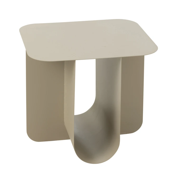 Table basse design contemporain en métal