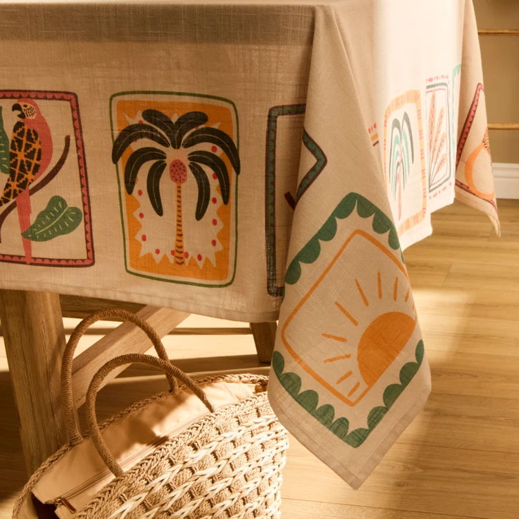 Nappe en coton tropical traitement hydrofuge