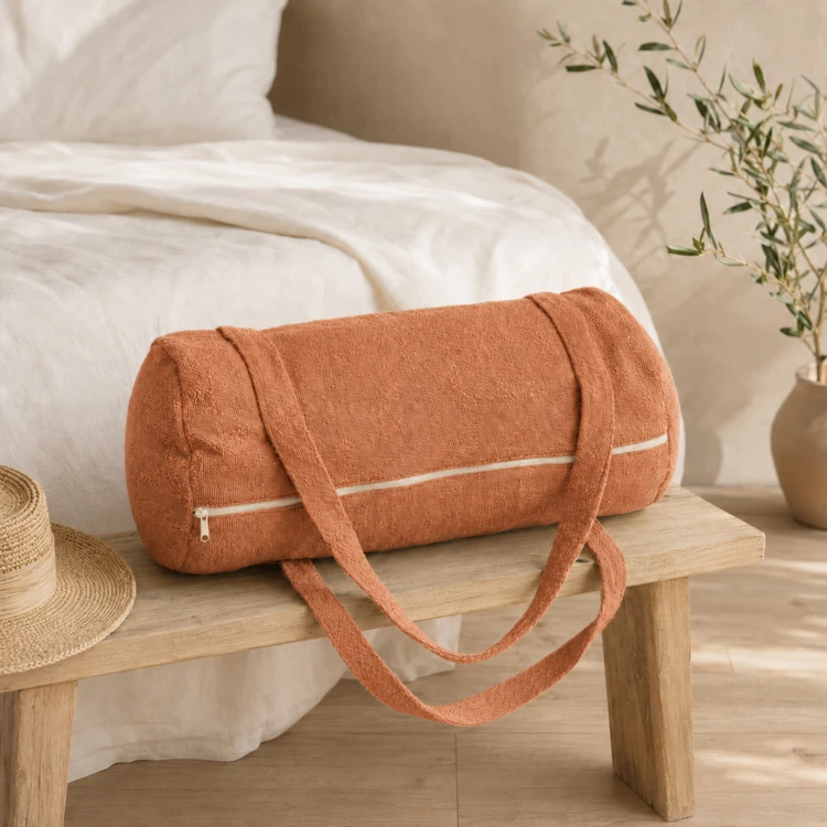 Sac bowling coton épais et fermeture zippée