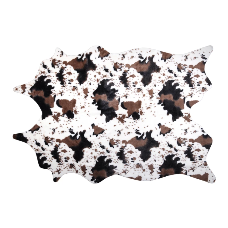 Tapis de salon motif vache