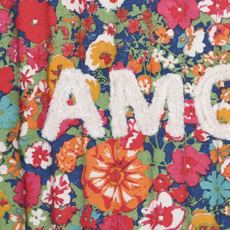 Sac cabas fleuri matelassé "AMOUR"
