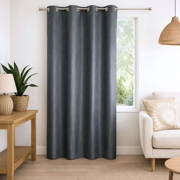 Tenda 100% oscurante unicolore effetto mélange