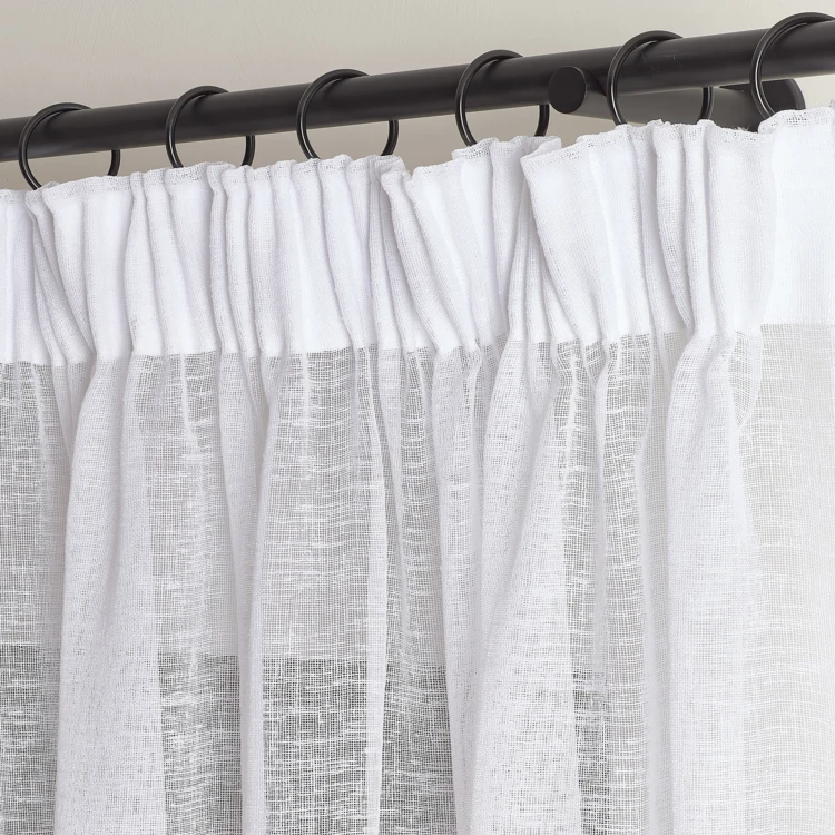 Lot de 10 anneaux 38 mm métalliques pour rideaux à galon fronceur