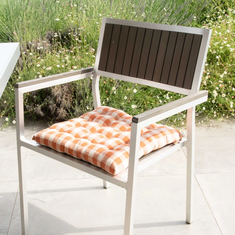 Galette de chaise vichy