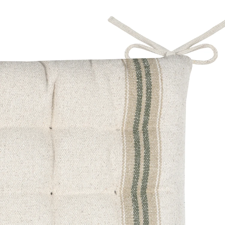 Galette de chaise à effet tapissier d'antan