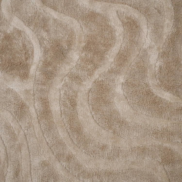 Plaid en fausse fourrure motif vague