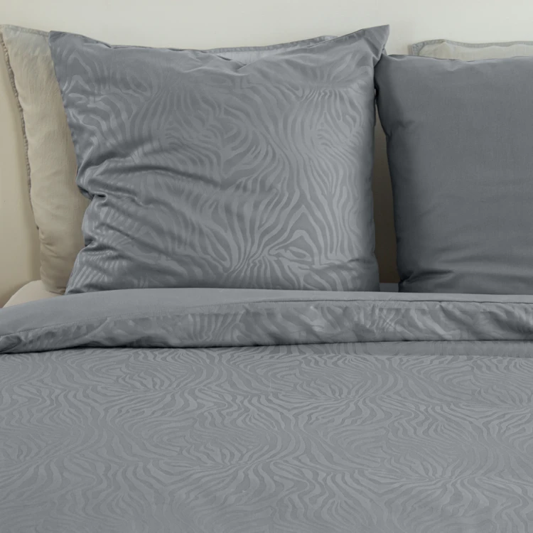 Parure de lit 3 pièces zèbre housse et taies