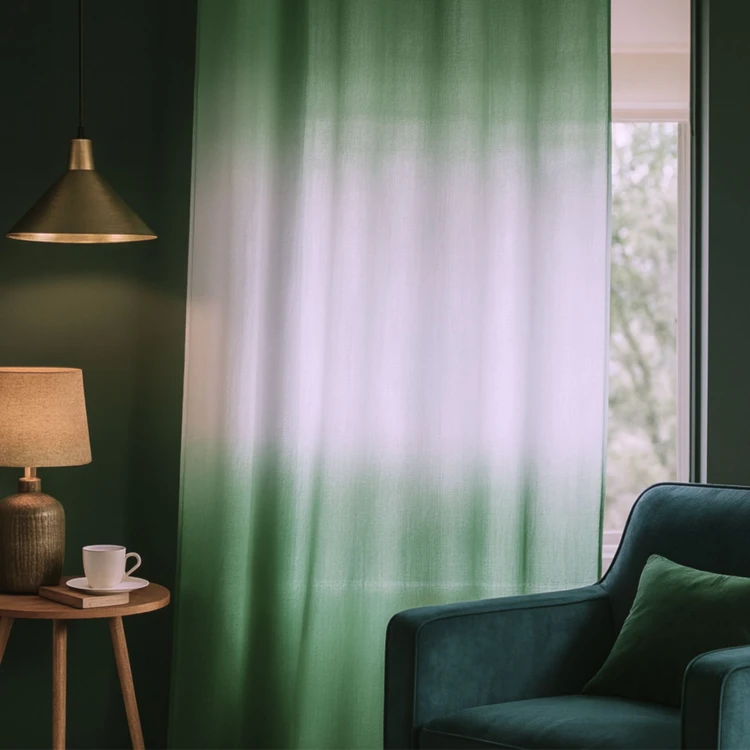 Voilage tie and dye coloré