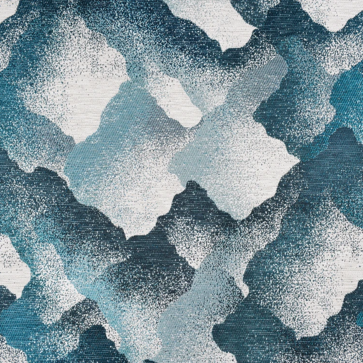 Rideau jacquard à oeillets motif minéral