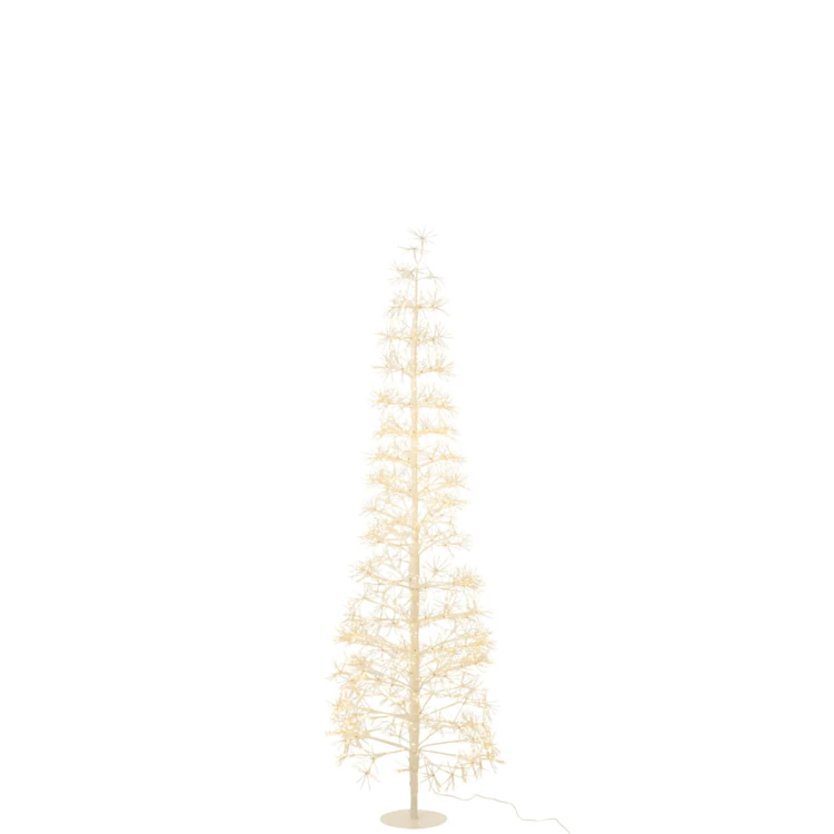 ARBRE LED LUMIÈRES BLANC CHAUD FER NOIR EXTRA LARGE