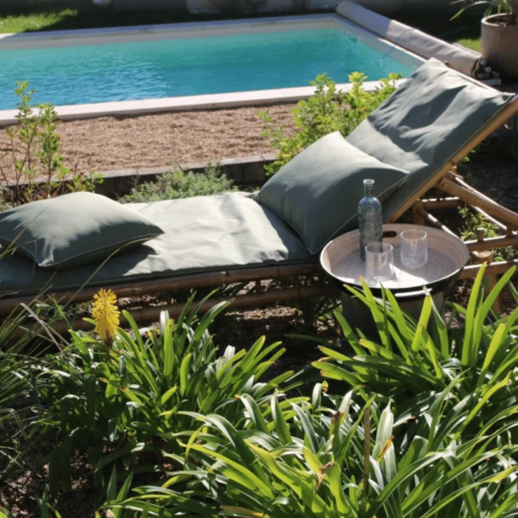 Matelas bain de soleil extérieur